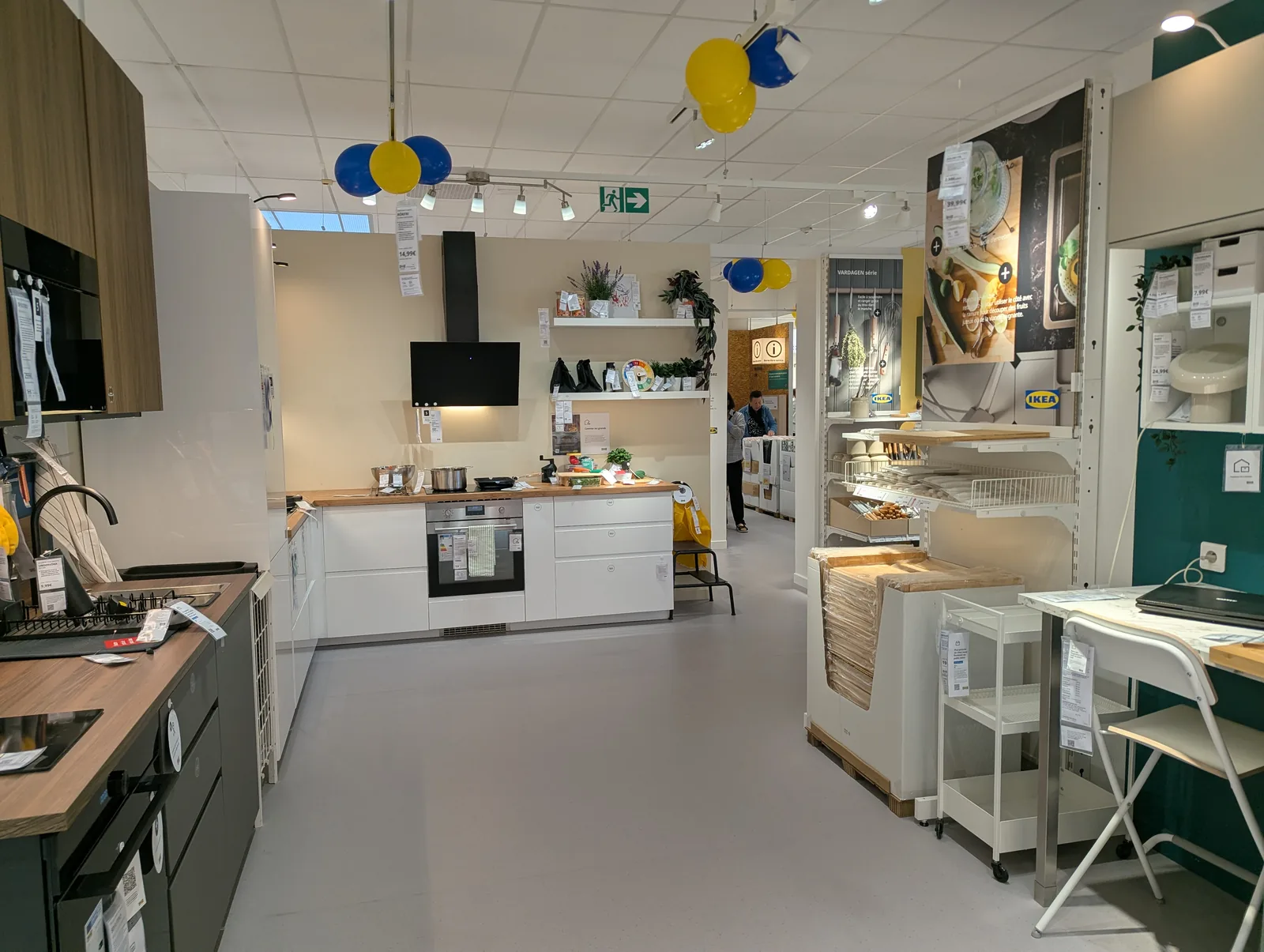 Magasin IKEA Troyes aménagé, espace cuisine